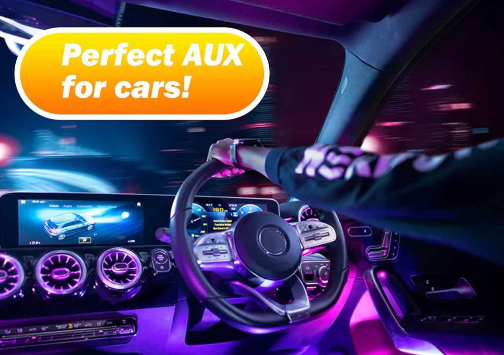 Premium 1.2m Hd Hifi Car Stereo PC Aux Cable Audio Lead Jack to Jack