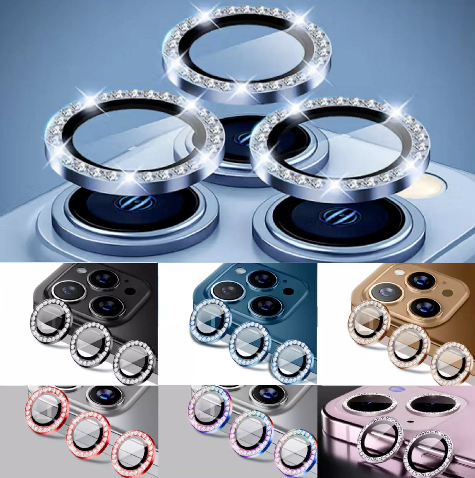 Camera Protector Glass Lens Protector For Iphone 12 13 14 pro 15 Pro Max 15 Pro