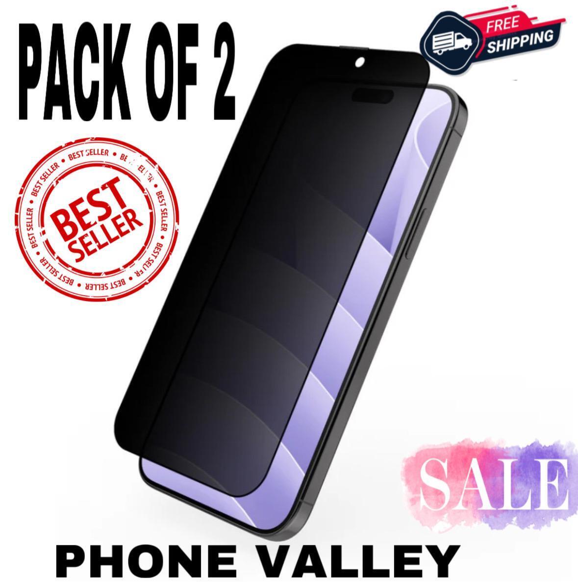 PRIVACY ANTI SPY GLASS SCREEN PROTECTOR FOR IPHONE 13 14 15 PRO PLUS MAX