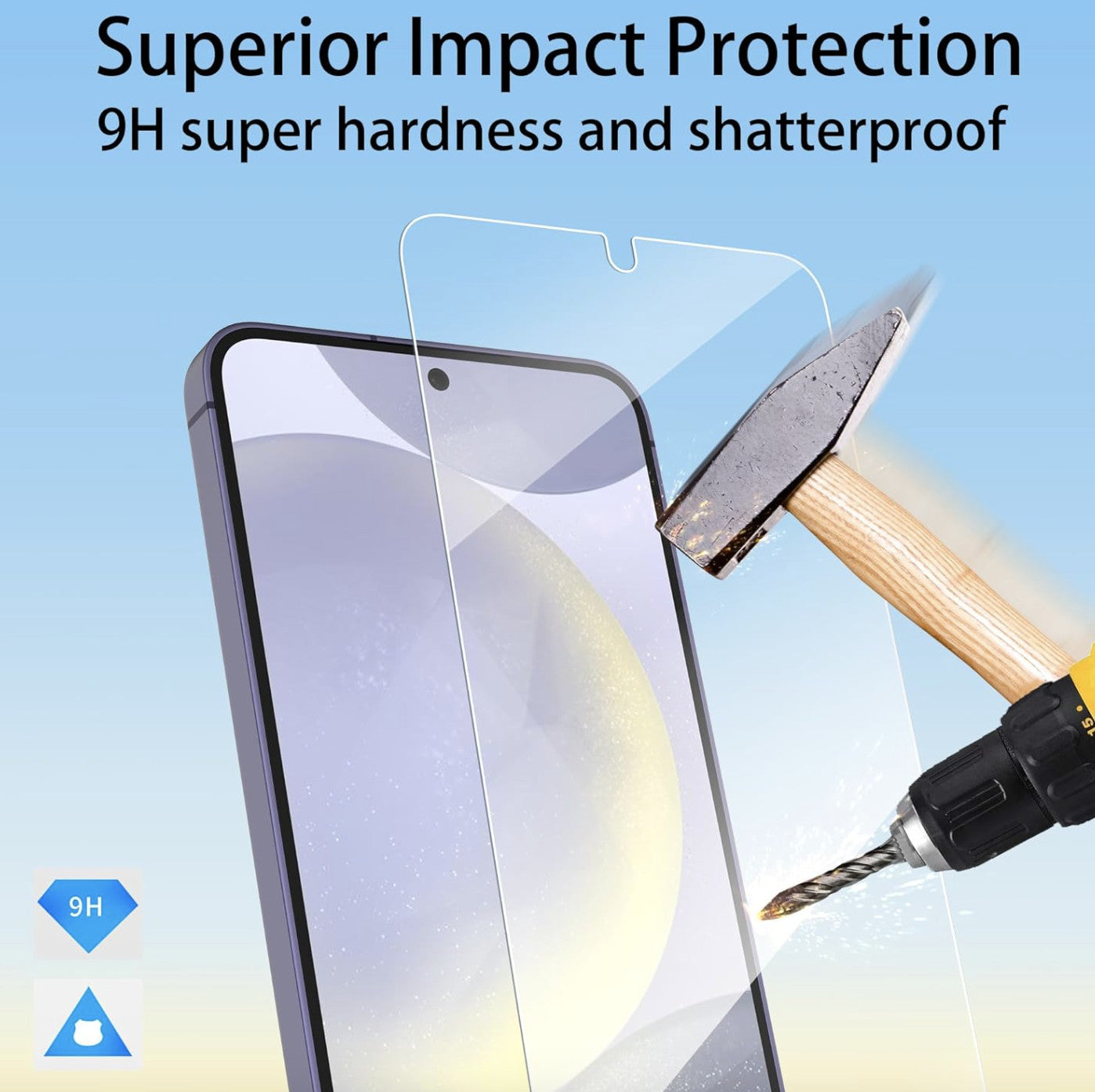 Screen Protector For Samsung A15 a25 A35 A05 A05s 5g Tempered Glass Cover