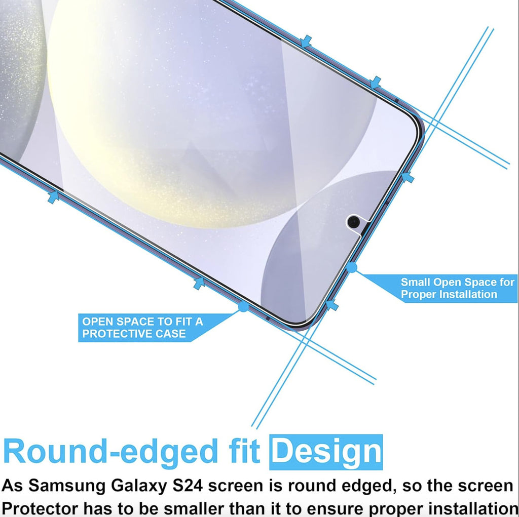 Screen Protector For Samsung A15 a25 A35 A05 A05s 5g Tempered Glass Cover