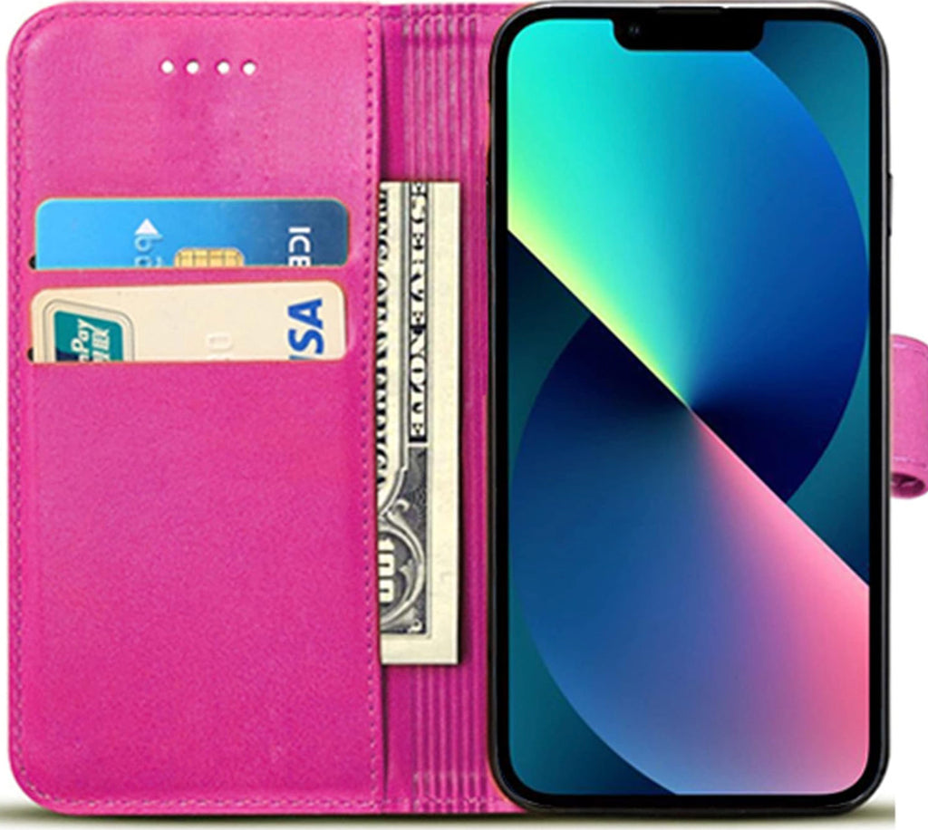 For Iphone 7 8 XS XR 11 12 13  14 15 16 17 PRO MAX Leather Wallet Book Case